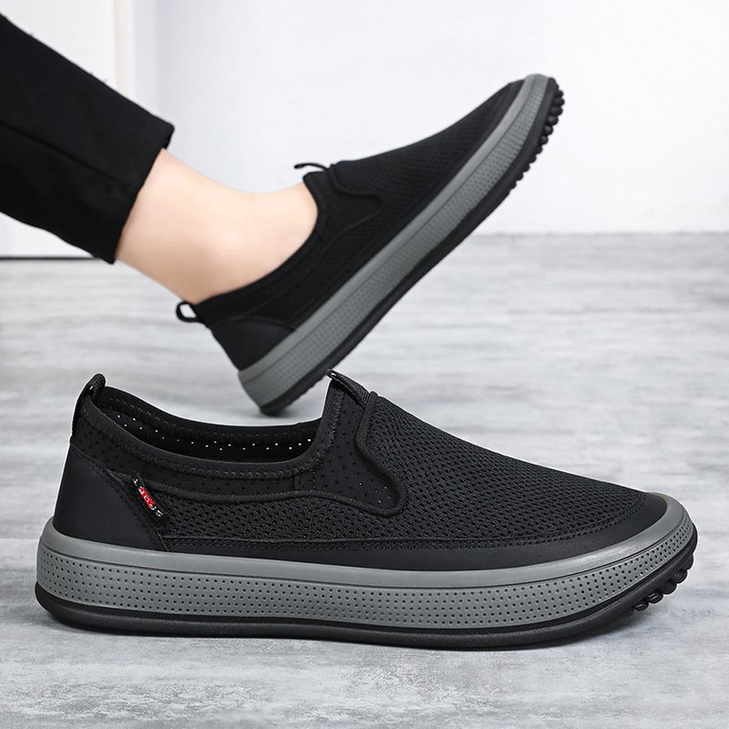 Leichte Herren-Freizeitschuhe mit atmungsaktiver, weicher Sohle