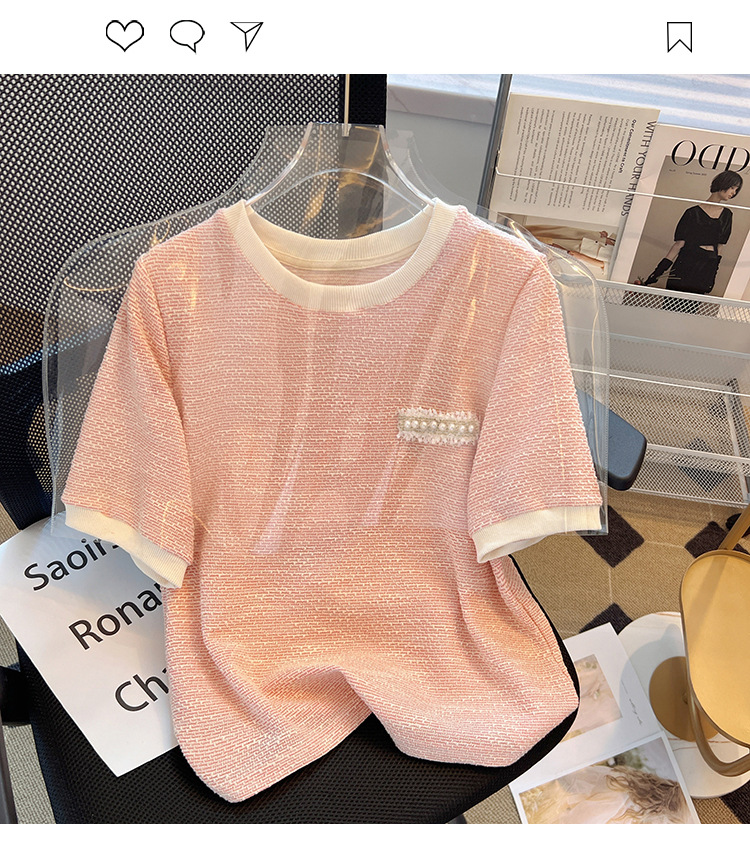 シンプルデザインのレディース半袖Tシャツ