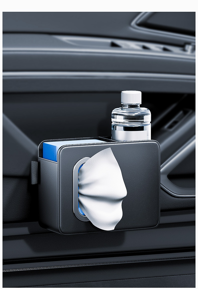 車内装飾に馴染むデザイン収納バッグ