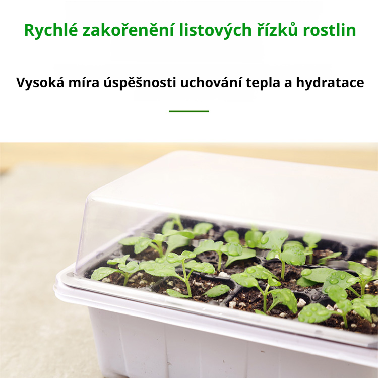 12 Plastový sadbovač s otvory