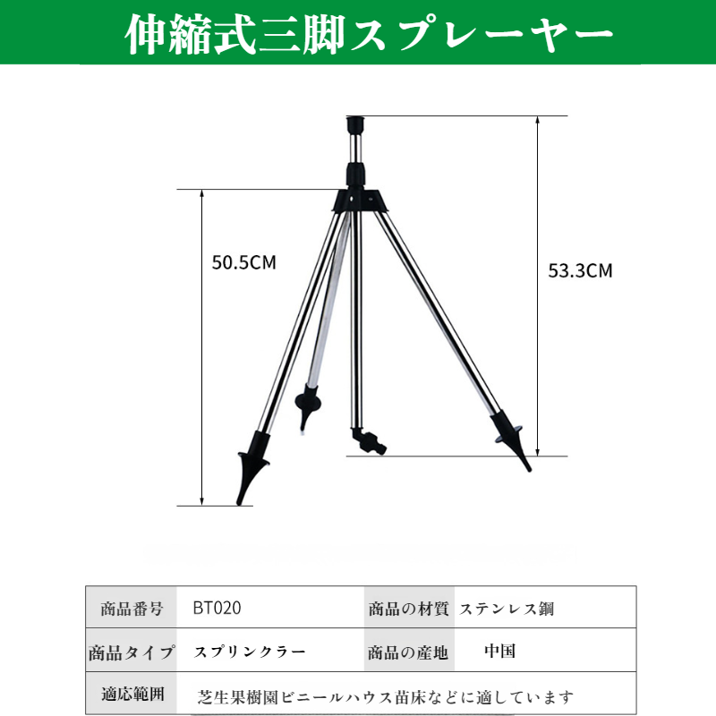 360度回転散水ノズルの動作イメージ