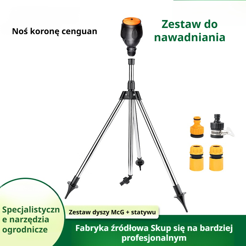 Automatic rotating sprinkler irrigation spray garden watering artifact green lawn sprinkler 360 degr