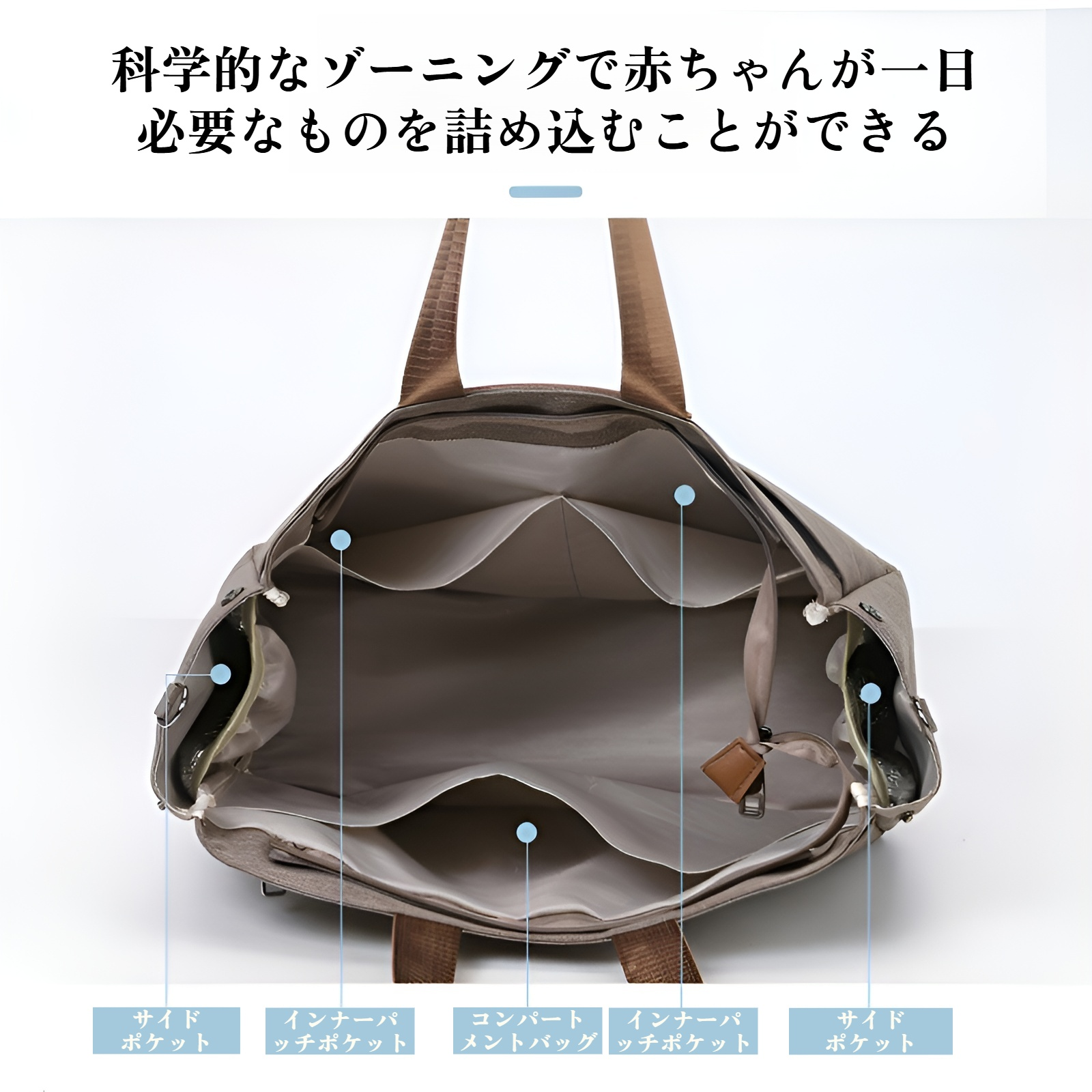 多機能手提げショルダーバッグ