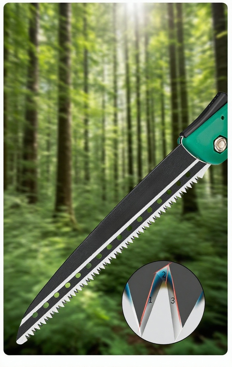 간편한 휴대가 가능한 접이식 목공톱