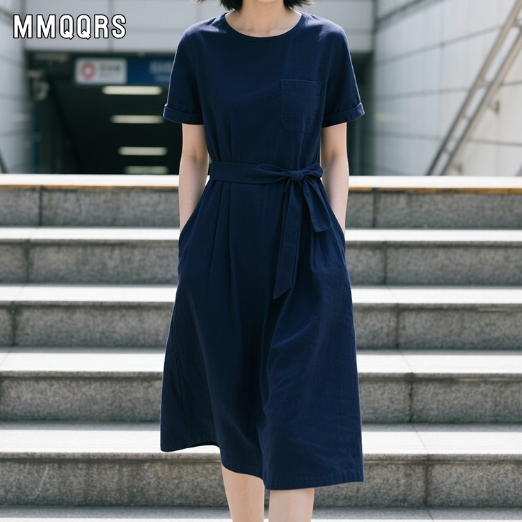 通勤用シンプルカジュアルワンピースです