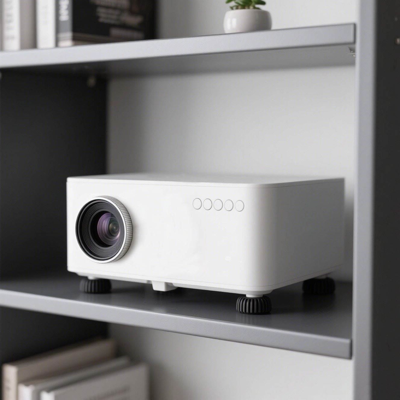 Proiector portabil pentru acasă pe masă