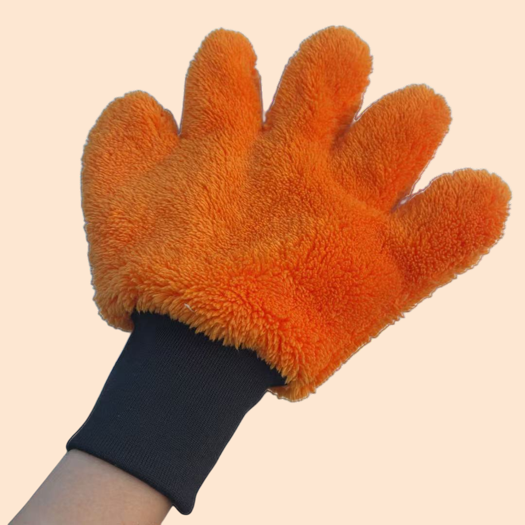 قفازات غسيل السيارات المصنوعة من الألياف الدقيقة لأدوات تنظيف السيارات