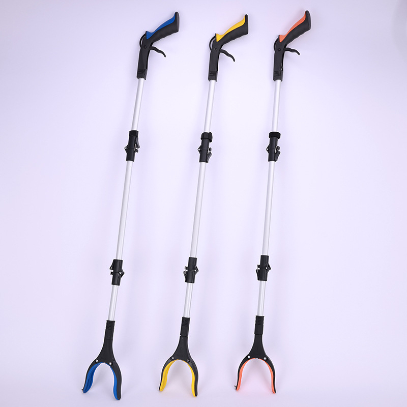 滑り止め付きグリップのゴミクランプペンチ