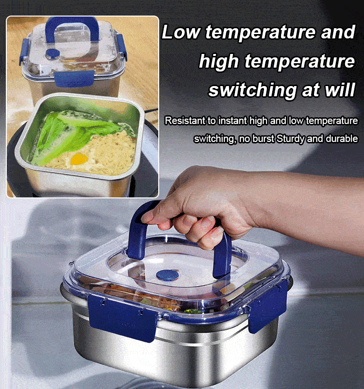 Thickened Stainless Steel Sealed Crisper Box