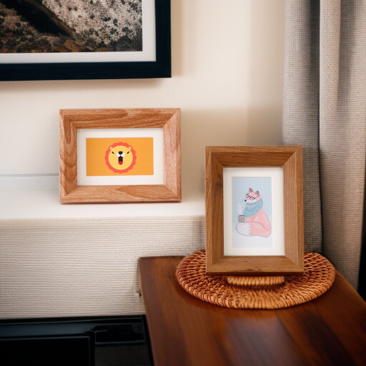 Polaroid couple photo frame