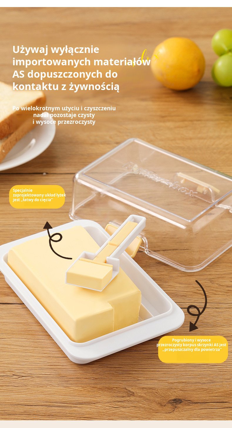 Organizer kuchenny na masło, ser i owoce