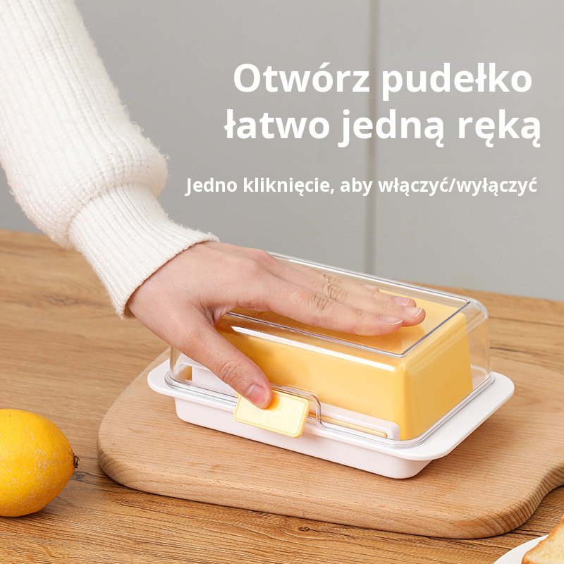 Pudełko do przechowywania masła Pudełko do przechowywania i krojenia masła, lodówka na owoce, ser, n
