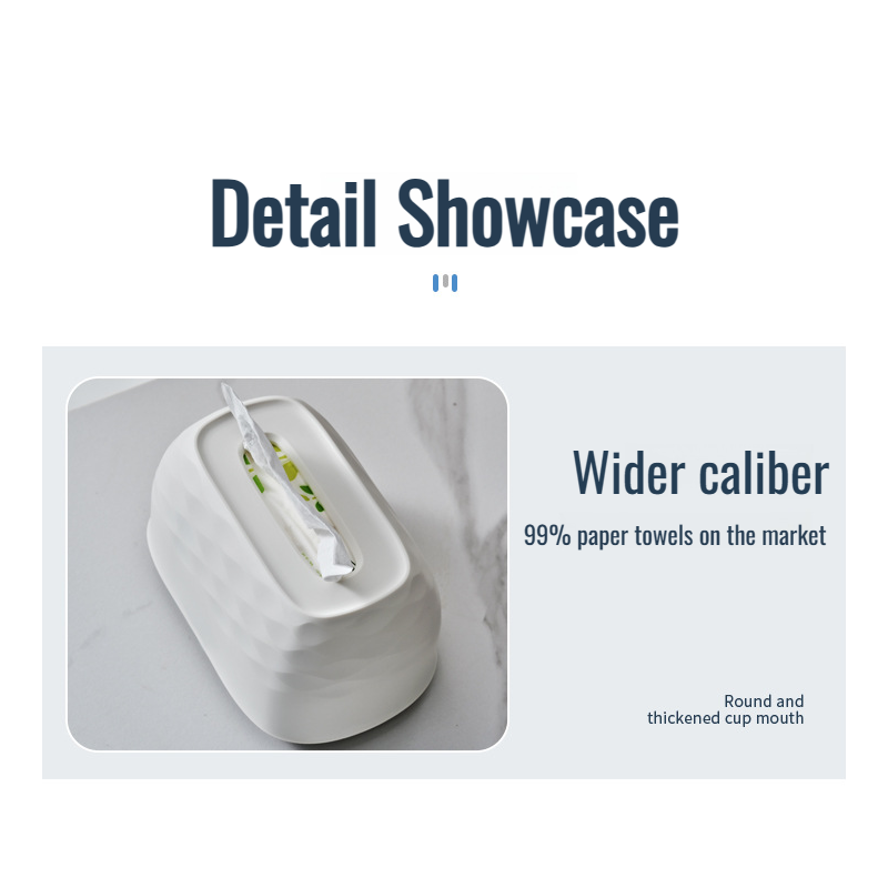 Lift the paper box Multifunctional water ripple desktop wallmounted tissue box Spring paper box