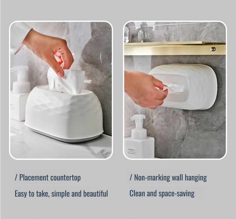 Versatile tissue box for home and office use