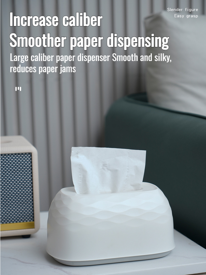Lift the paper box Multifunctional water ripple desktop wallmounted tissue box Spring paper box