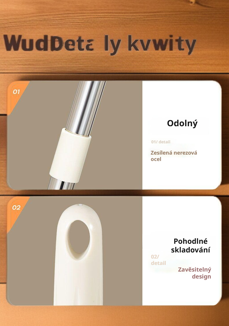 Univerzální domácí úklidová pomůcka pro každou domácnost