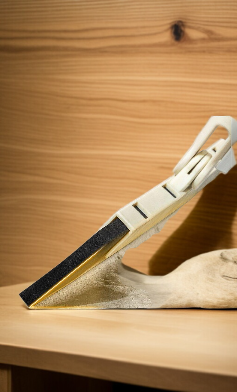 Detail hlavice mopu s funkcí stěrky