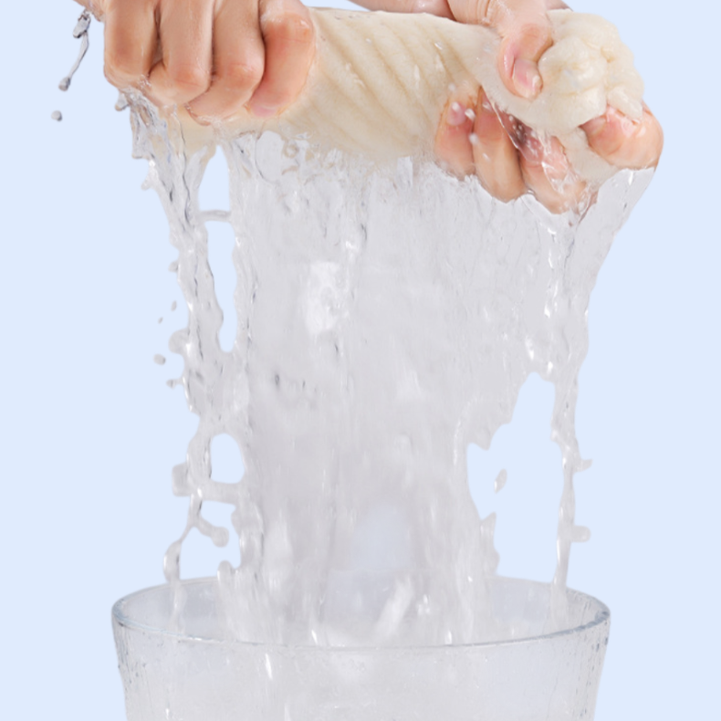 Thickened lint-free and highly absorbent towel