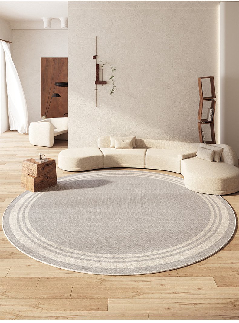 モダンなデザインの寝室用カーペット