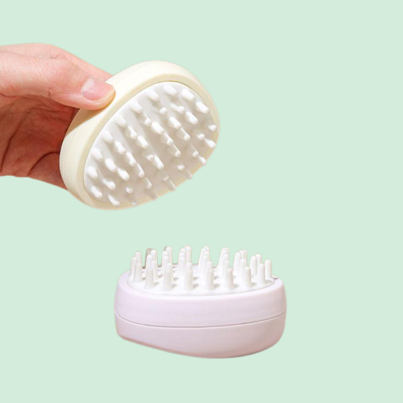 なめらかヘッドマッサージブラシ