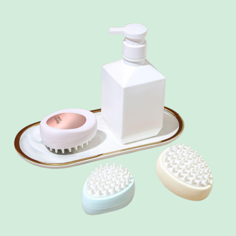 なめらかヘッドマッサージブラシ