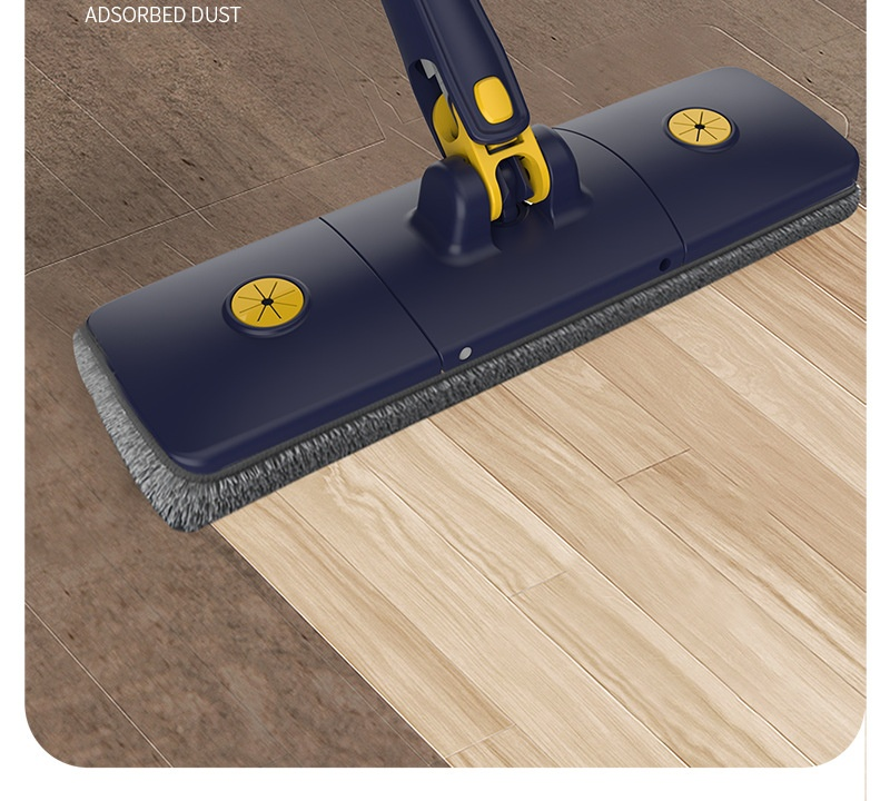 省力設計の自動ねじれモップ