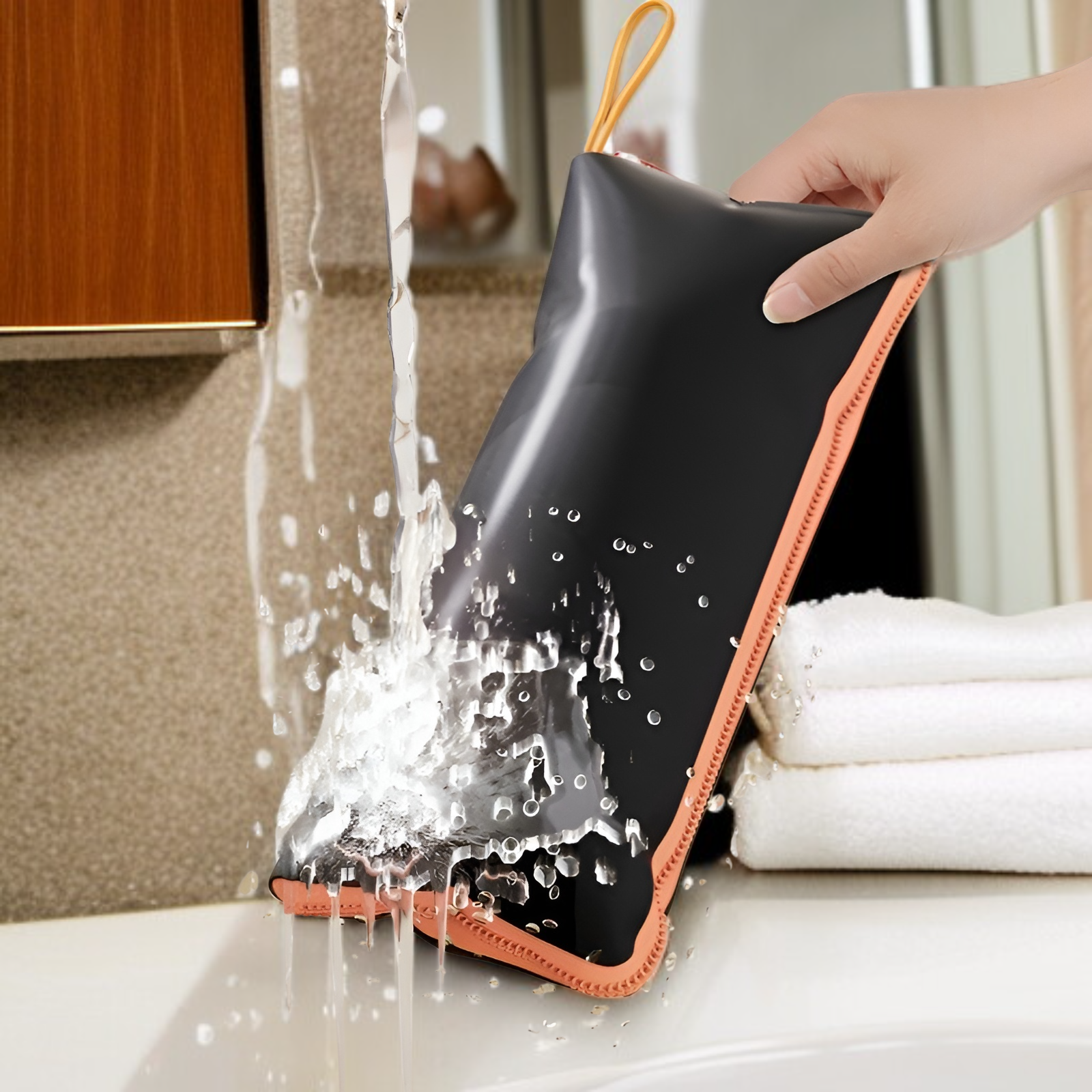 강흡수 우진포 접이식 우산 수납팩