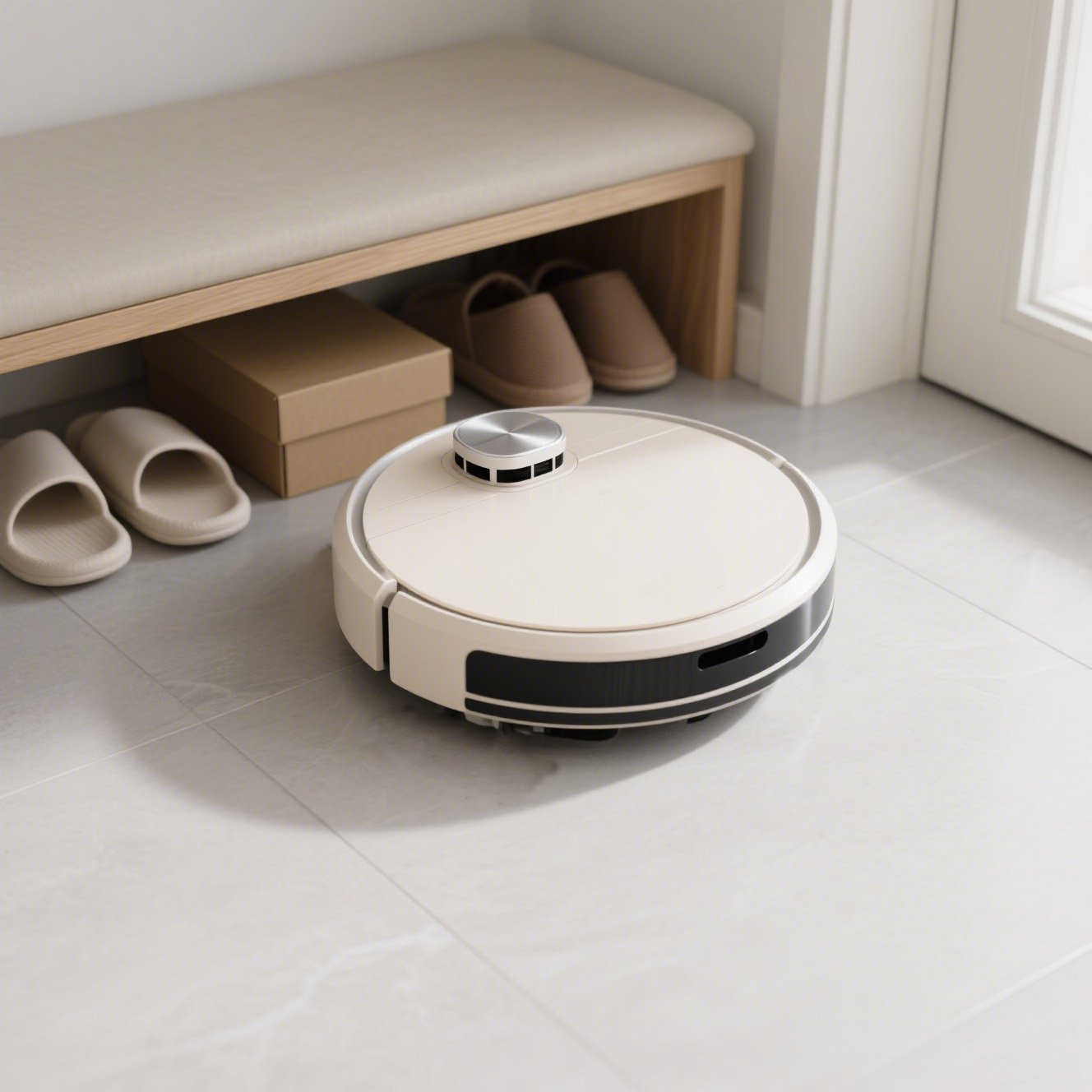 Robot smart pentru aspirare și măturare a casei