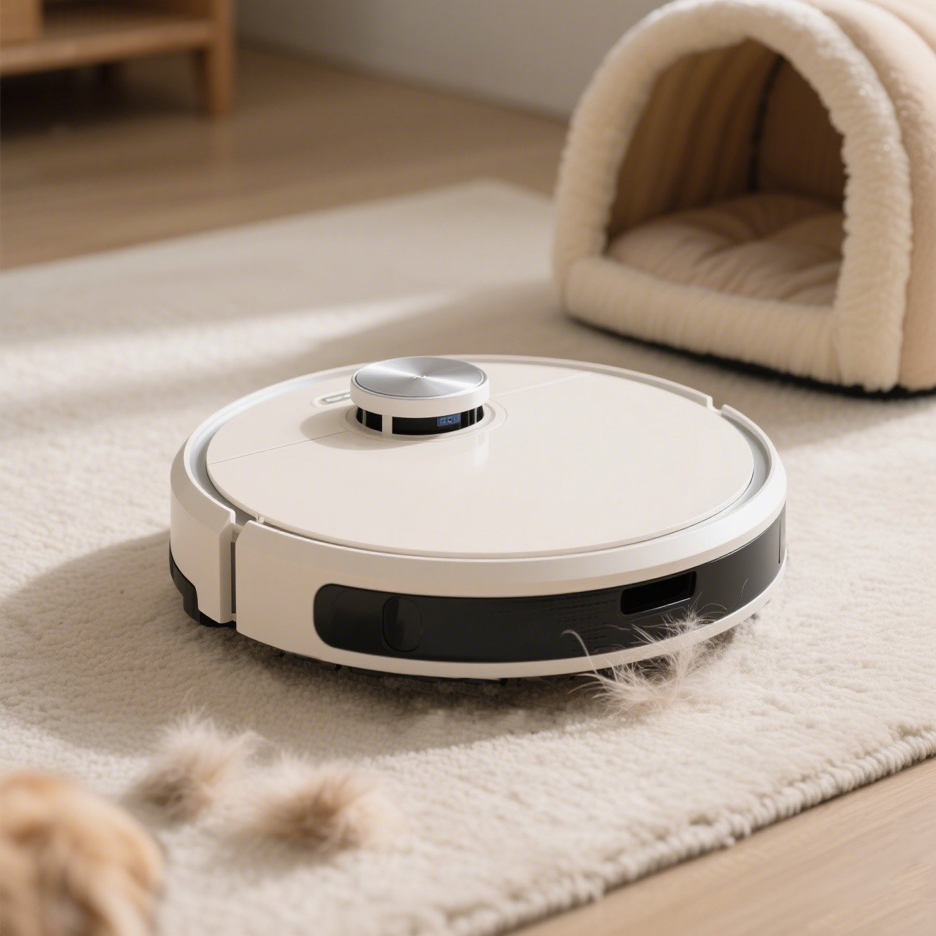 Chytrý robot pro zametání domácnosti