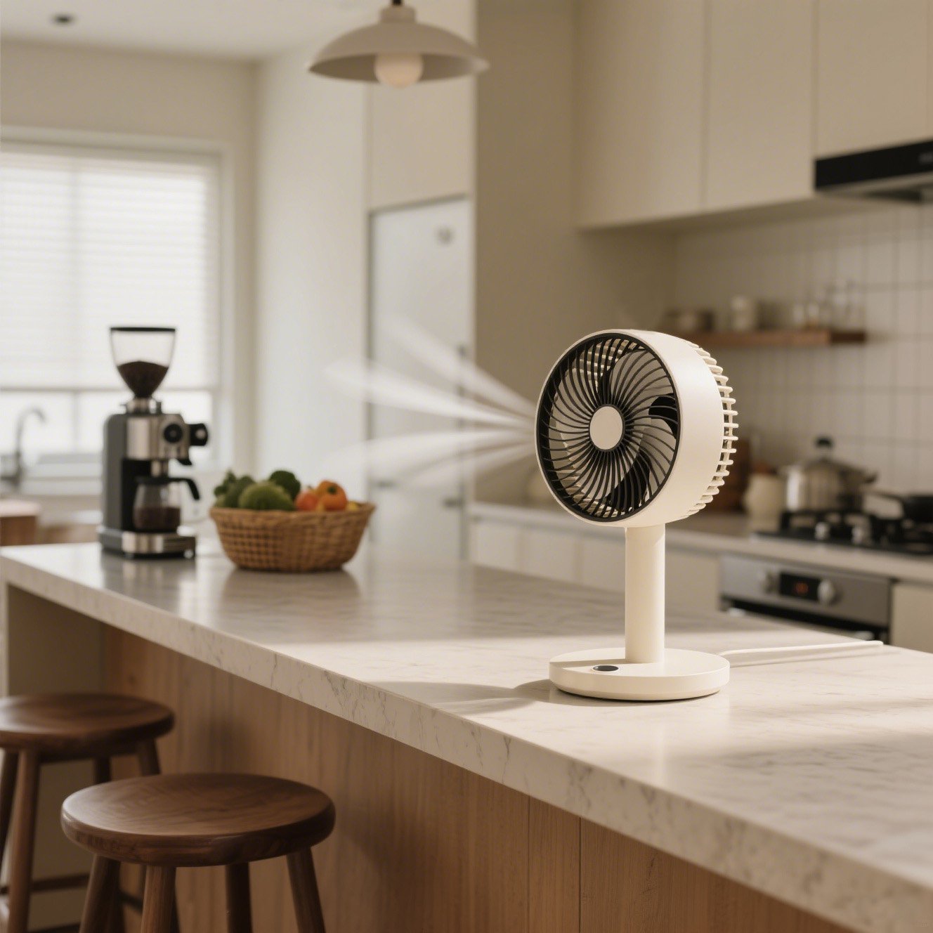 Ventilator portabil cu design modern