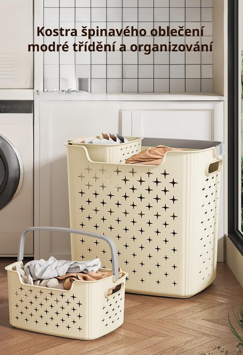 Moderní domácí úložný koš na prádlo