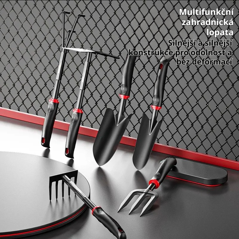 Německá malá lopatka na sázení květin, zahradnický nástroj na kypření půdy