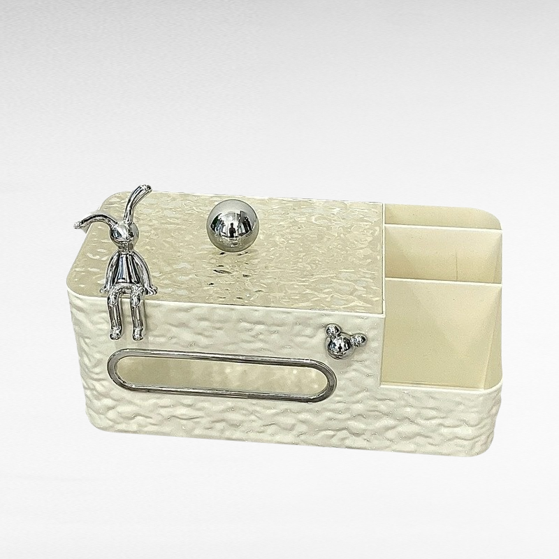 Abs material Tidy box storage box Practicality Large caliber paper dispenser Smooth draw Light luxur