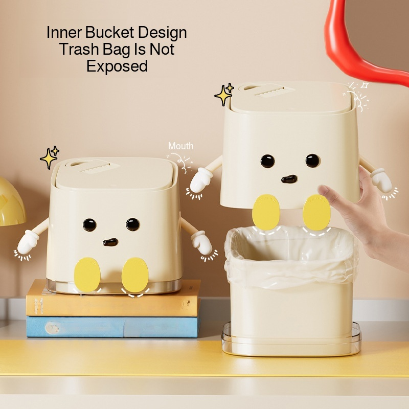 Household HighValue Trash Can Press Living Room Plastic MultiScene Storage