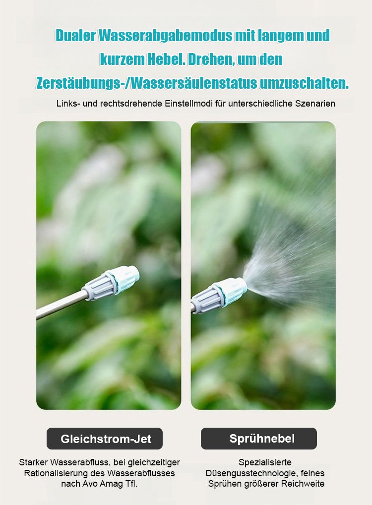 Wassersprüher elektrisch mit großem Tank