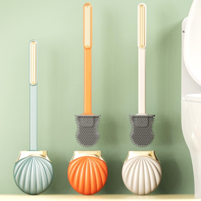 【ホーム必須】MUDUシェルシリカゲルトイレブラシ死角のない清潔