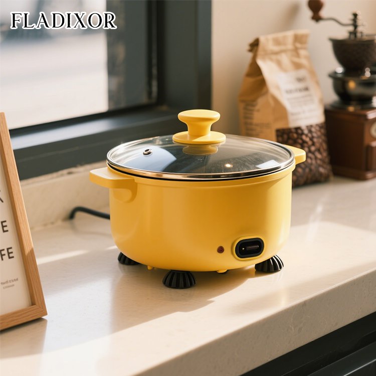 Wok eléctrico con control de temperatura ajustable