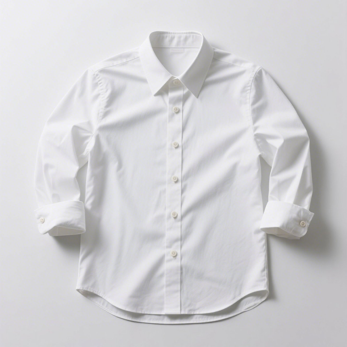 しわになりにくいリネンブレンドシャツ