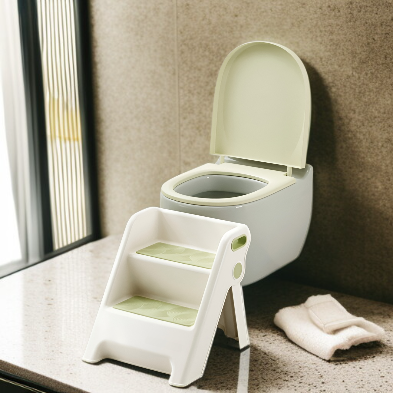 아기 세면대 미끄럼 방지 계단 계단식 의자