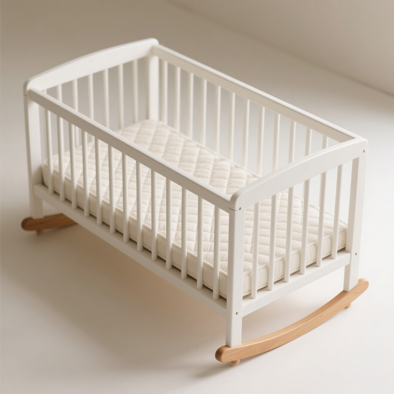 dřevěnou postýlku