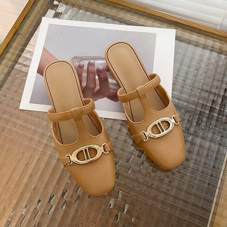 本革ミュールサンダル