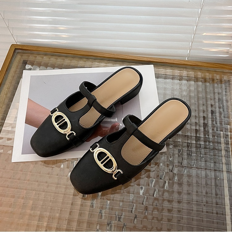 本革ミュールサンダル