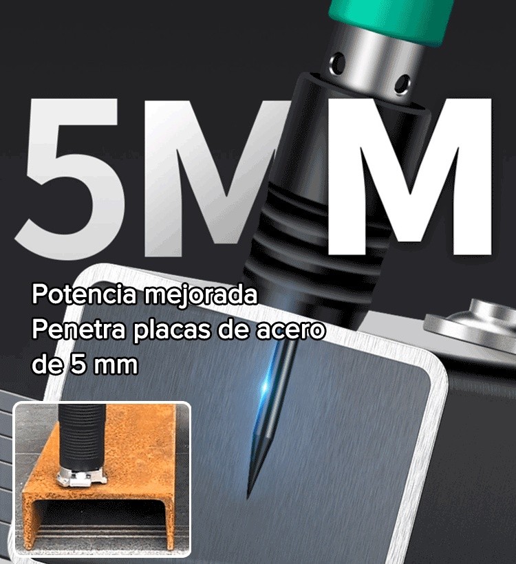 Mini artefacto de disparo de clavos