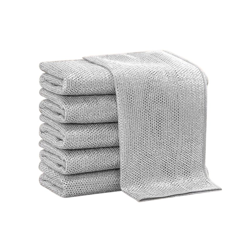 リバーシブル竹炭キッチンクロス