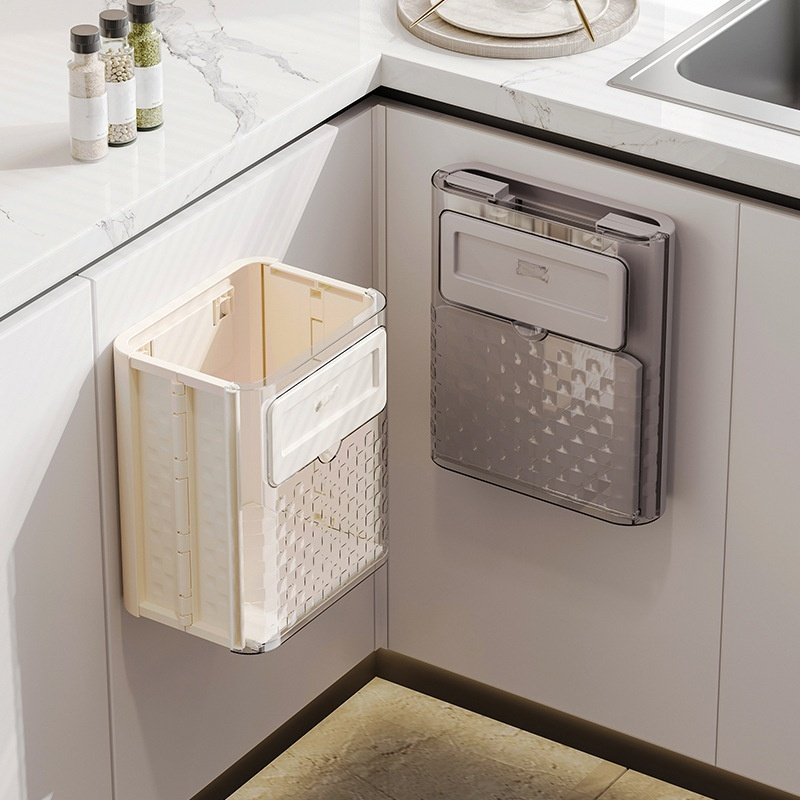 접이식 벽걸이식 쓰레기통