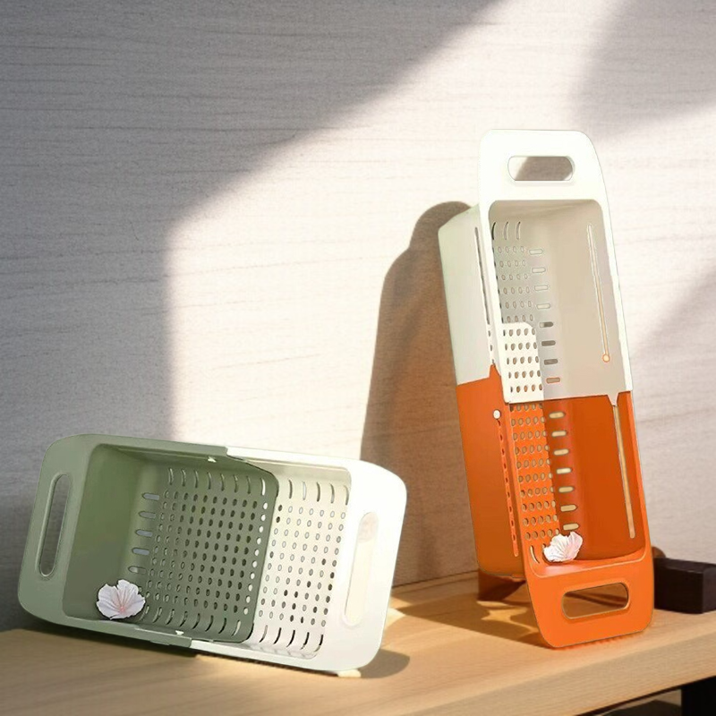 Čínský koš na mytí ovoce a zeleniny s odkapávačem bez vrtání