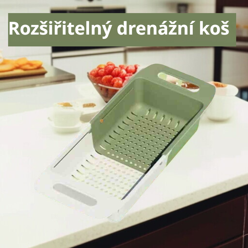 Čínský koš na mytí ovoce a zeleniny s odkapávačem bez vrtání