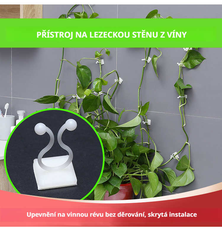 Elegantní design držáku pro popínavé rostliny