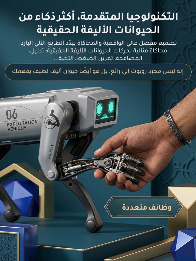 روبوت كلب ذكي يعمل بالذكاء الاصطناعي