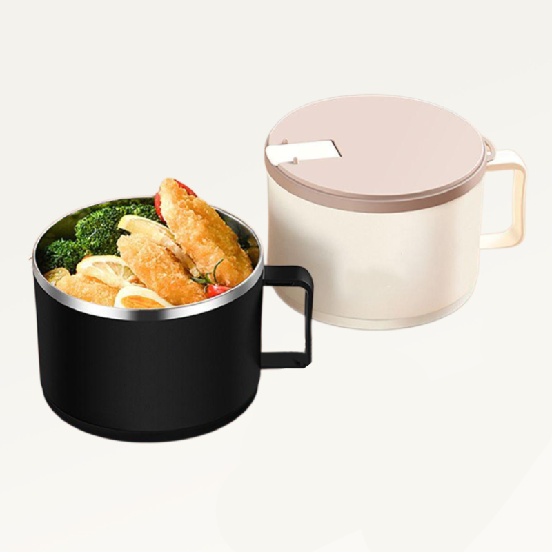 학생 기숙사 라면 그릇 직장인 스테인리스 도시락통